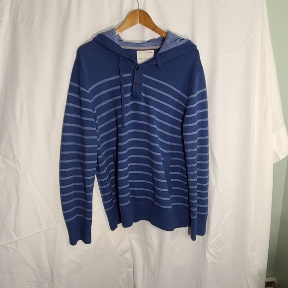 Banana Republic Heritage Striped Sweater Hoodie